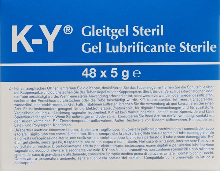 Immagine prodotto K-Y Gel lubrificante sterile