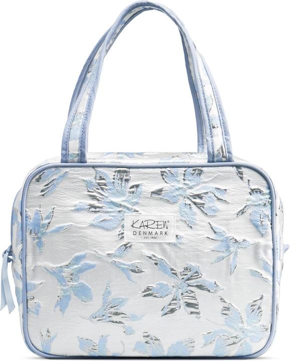 Immagine prodotto Karen Borsa da toilette con manico - Broccato blu