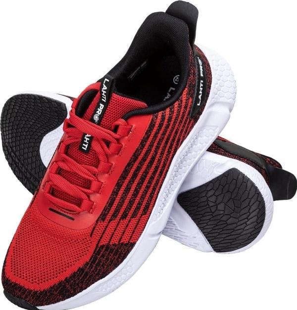 Actual product image Lahti Pro 3d knitted shoes red and black, &quot43&quot, lahti (43)