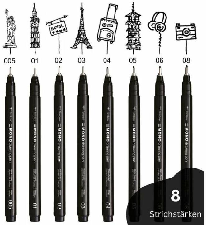 Actual product image Tombow Mono (Black, 1 x)