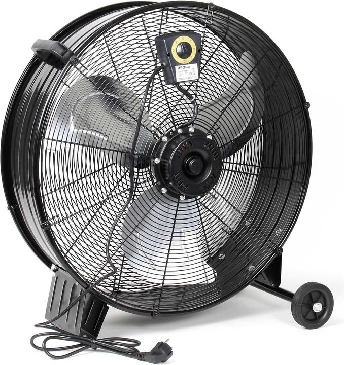 Wiltec Trommelventilator Ø60cm 180W Bodenventilator Standventilator Luftkühler