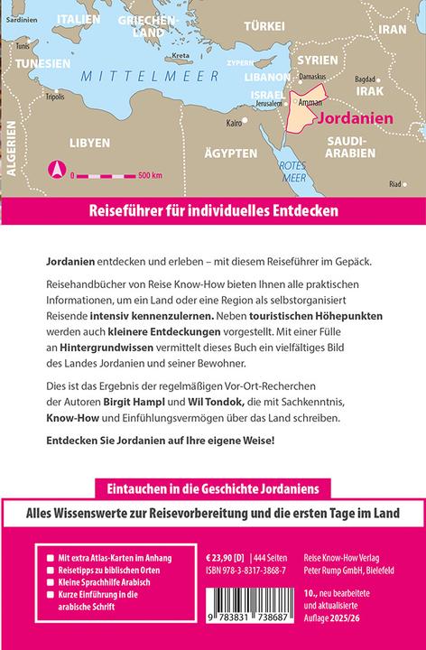 Actual product image Reiseführer Jordanien (German, Wil Tondok, Birgit Hampl, 2025)