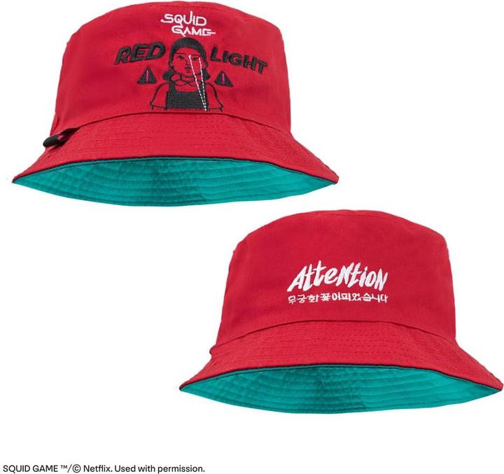 Image du produit Cinereplicas Chapeau de pêcheur Squid Game Red light, green light