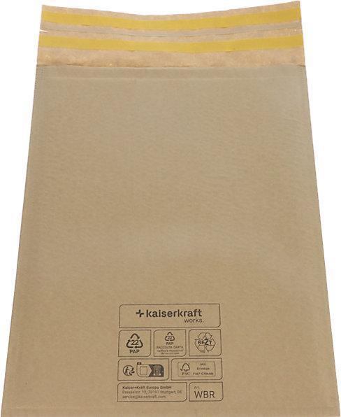 Actual product image kaiserkraft Wavebag™ Return terra mailing bag (75 x)