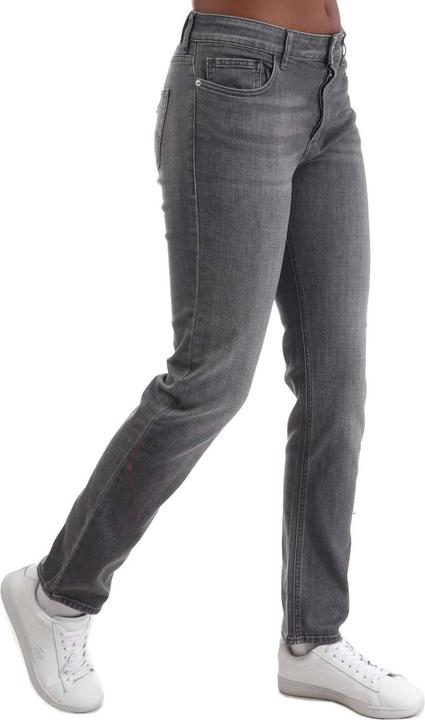 Actual product image Emporio Armani Womens/Ladies J60 Leather Patch Regular Jeans (26)