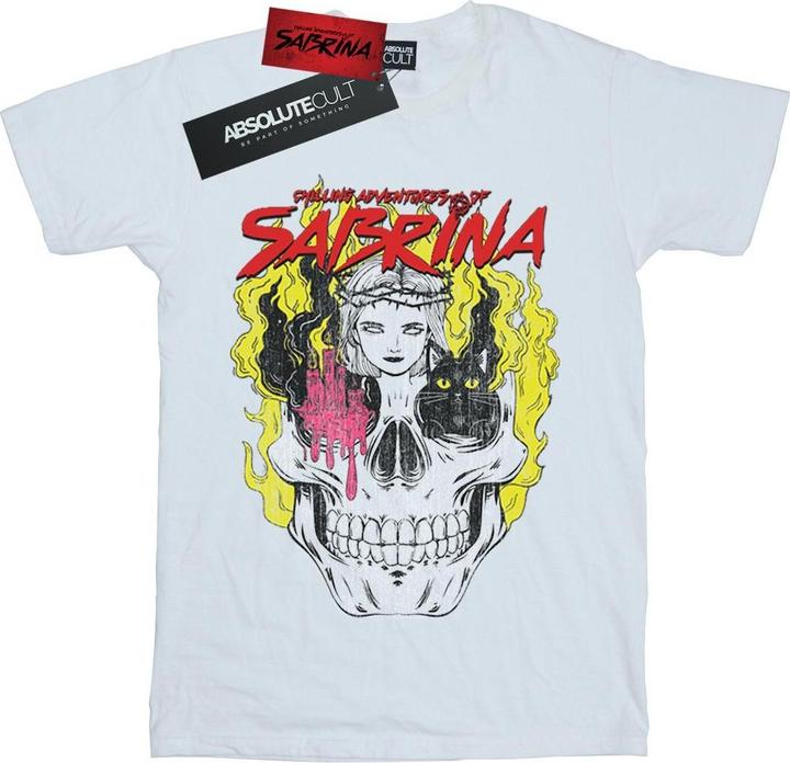 Immagine prodotto Chilling Adventures of Sabrina Icon Skull Maglietta Uomo (XL)