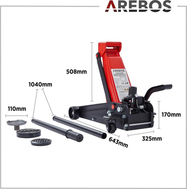 Actual product image Arebos Jack