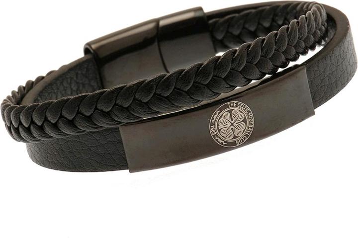 Image du produit Celtic FC Bracelet en cuir (20 cm, Matériau 100% synthétique)