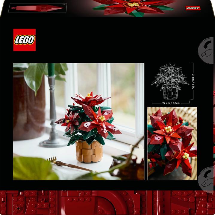 Actual product image LEGO Poinsettia (10370, LEGO Icons)