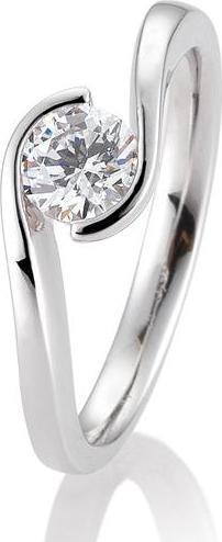 Produktbild Breuning Ring Schwung 0,40-0,60 ct. (49, 750/18 K Gold)