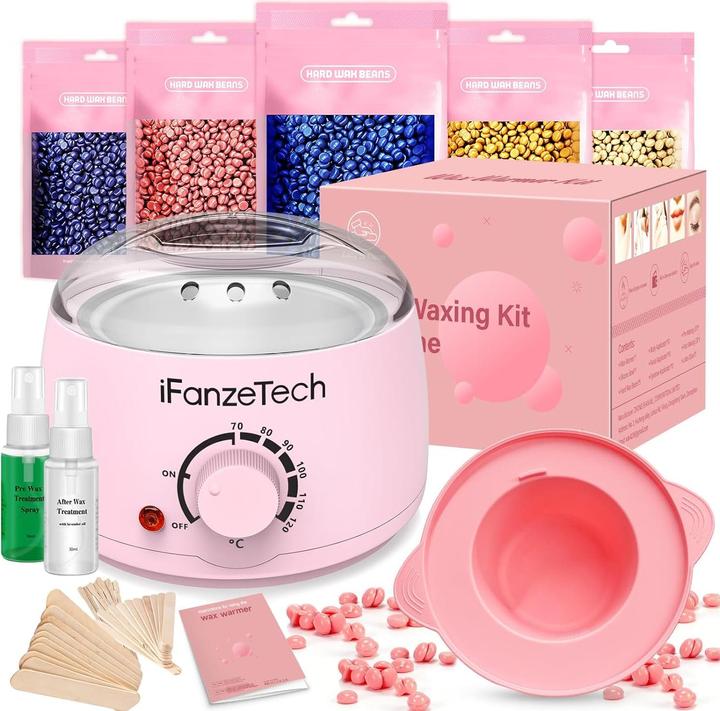 Produktbild NoName Wachsmaschine Set zur Haarentfernung mit Wärmer & Perlen