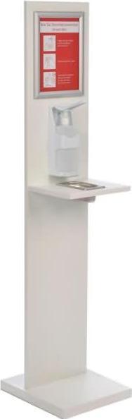 Update Displays Disinfectant dispenser Wood plus melamine white