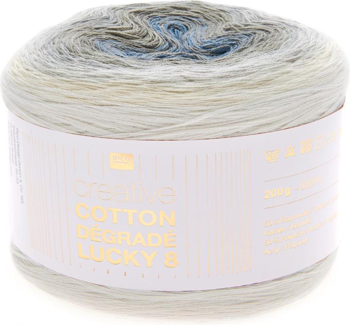 Produktbild Rico Design Creative Cotton Dégradé Lucky 8, 200 g, ca. 800 m (800 m)
