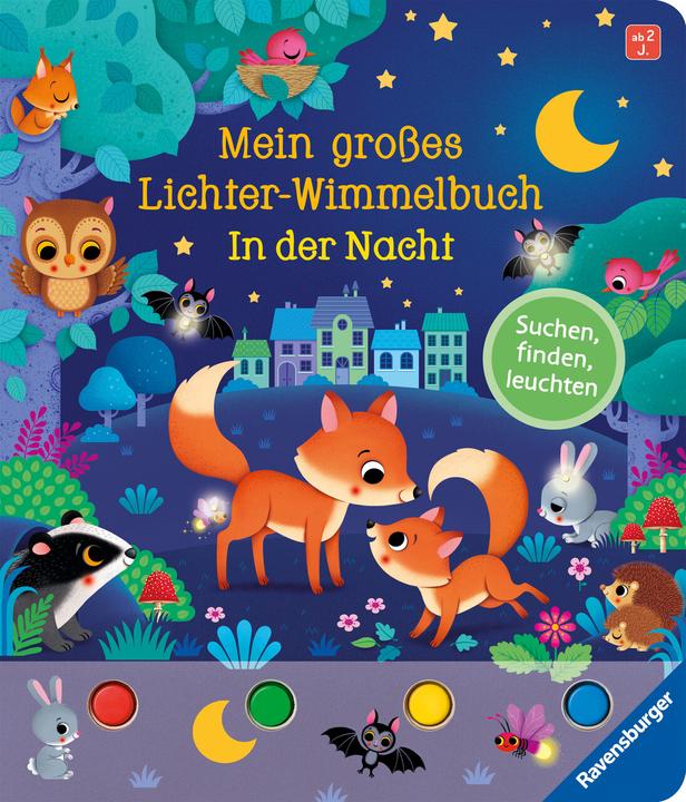 Produktbild Ravensburger Mein grosses Lichter-Wimmelbuch: In der Nacht (Deutsch)