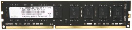 Produktbild G.Skill Value (1 x 4GB, 1333 MHz, DDR3-RAM, DIMM)