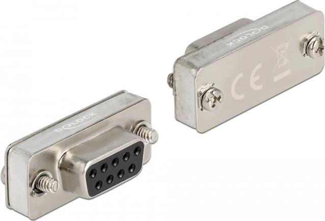Actual product image Delock RS-232/422/485 loopback adapter with DB9 connector (0.03 m)