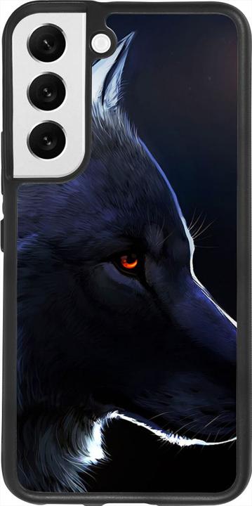 Produktbild PhoneLook Hülle Silikon schwarz Wolf Shape (Samsung Galaxy S22+)