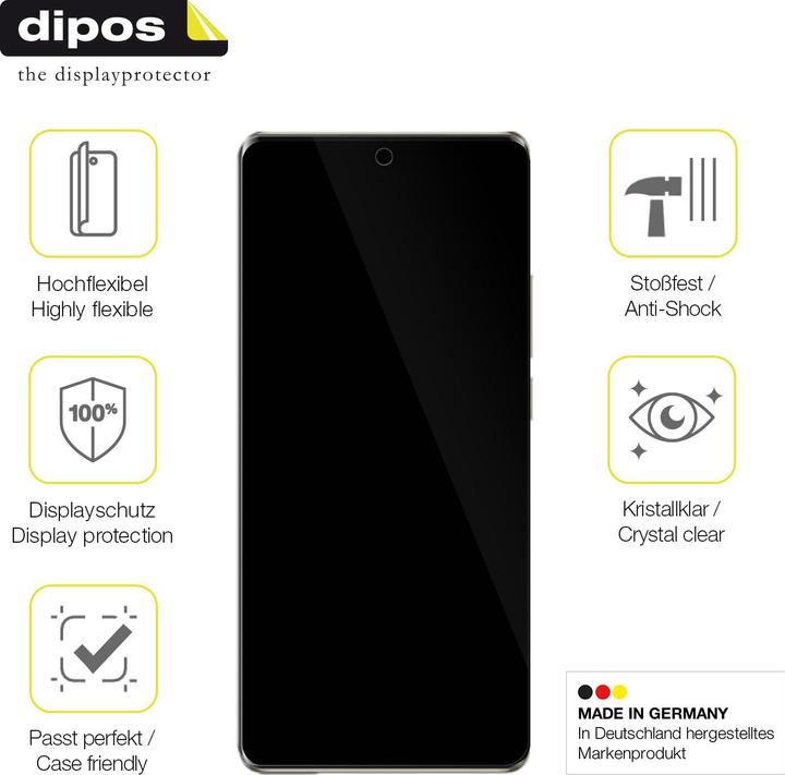 Actual product image Dipos 3D Full Cover Screen Protector (1 Piece, Ulefone Armor 17 Pro)