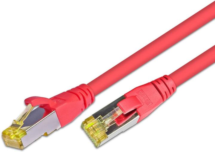 Actual product image Wirewin Patch cable: S/FTP, 3m, red (S/FTP, CAT6a, 3 m)