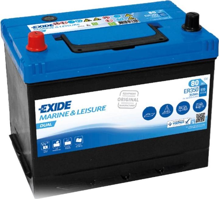 Produktbild Exide ER350 Dual (12 V, 80 Ah)
