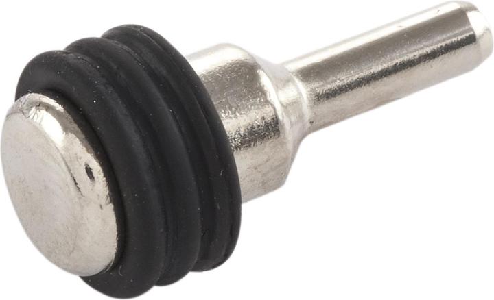 Produktbild Italiana Ferramenta Glasbodenträger Petra zum Stecken, Bohr ø 3 mm, Stahl vernickelt (100 Stk.)