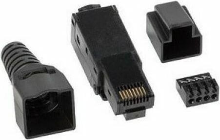 Immagine prodotto Lanberg PLU-6000TL Connettore per fili RJ-45 cat.6 UTP (U/UTP, CAT6, 0.07 m)