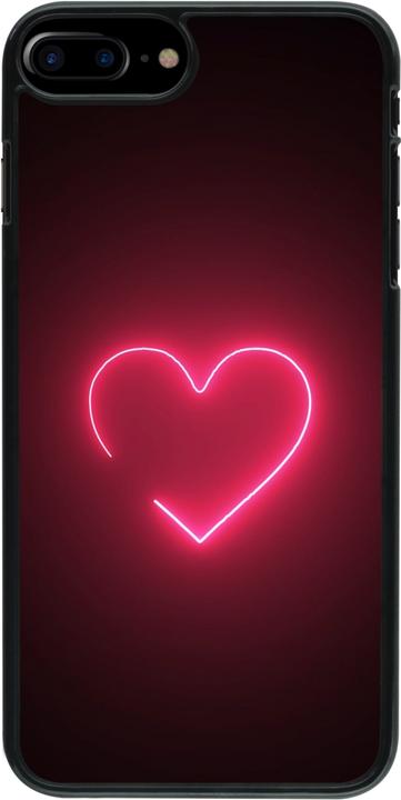 Produktbild PhoneLook Hülle Valentine 2023 single neon heart (Apple iPhone 7 Plus)