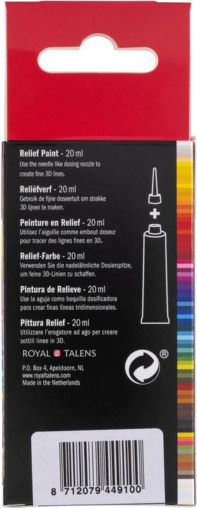 Produktbild Amsterdam Acrylfarbe Reliefpaint 800 (Silber, 20 ml)