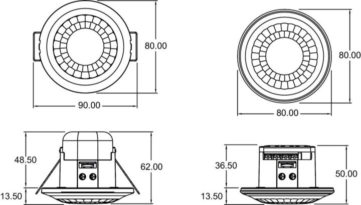 Produktbild Theben LUXA 103 S360-101-12 DE-UP WH (6 m)