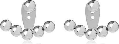 Actual product image Trolli Troli - Stylish steel earrings 2in1 VAAXF442S (L)
