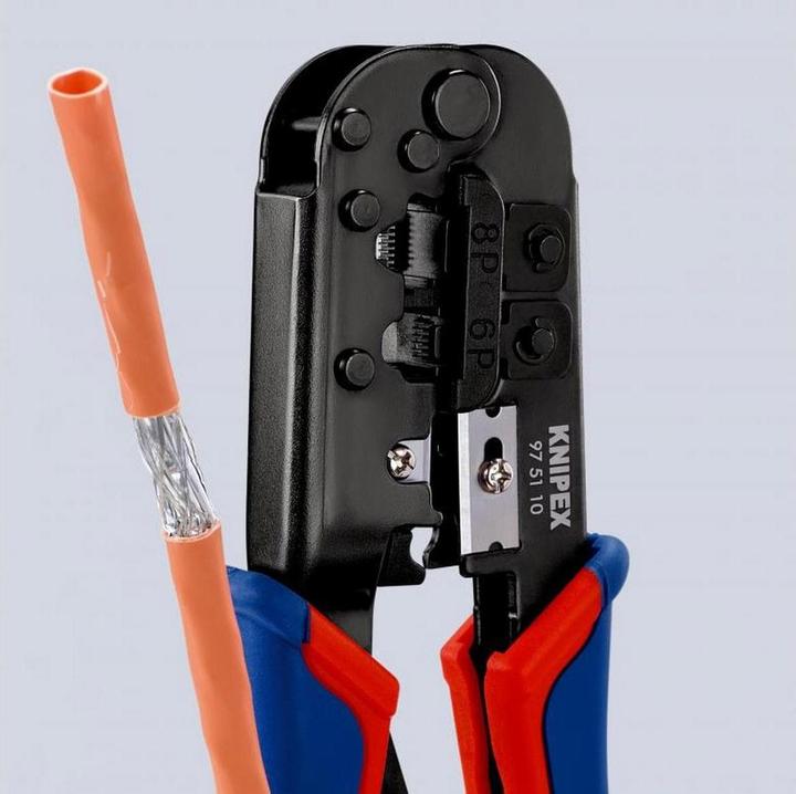 Produktbild Knipex Crimpzange für Westernstecker (190 mm)