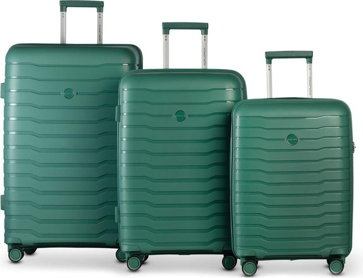 Immagine prodotto Worldpack Portland 4 Rollen Kofferset 3-teilig (182 l, XL (da 115l))