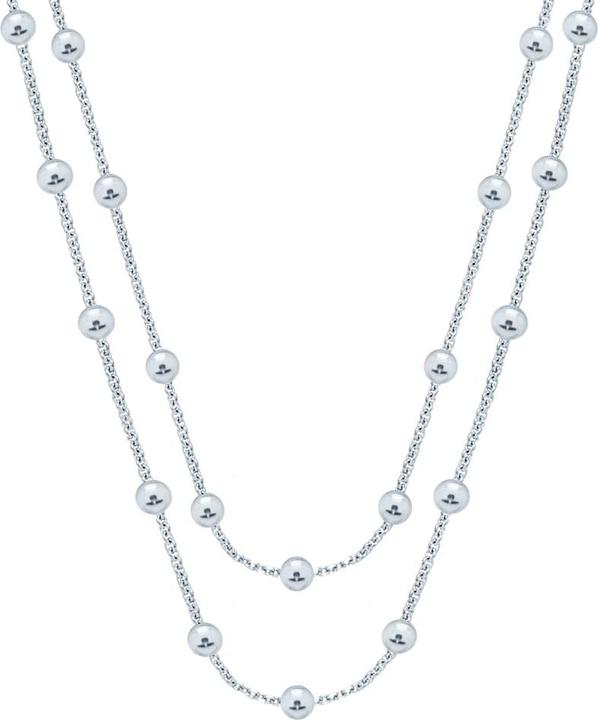 Candy Halskette Nima, 925 Sterling Silber (925er Sterlingsilber, 925 Sterling Silber, 70 cm)