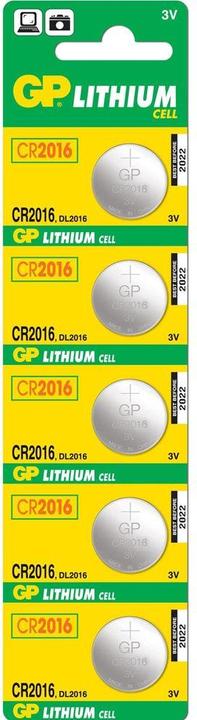 Actual product image GP Batteries Lithium Cell (5 pcs., CR2016, 90 mAh)