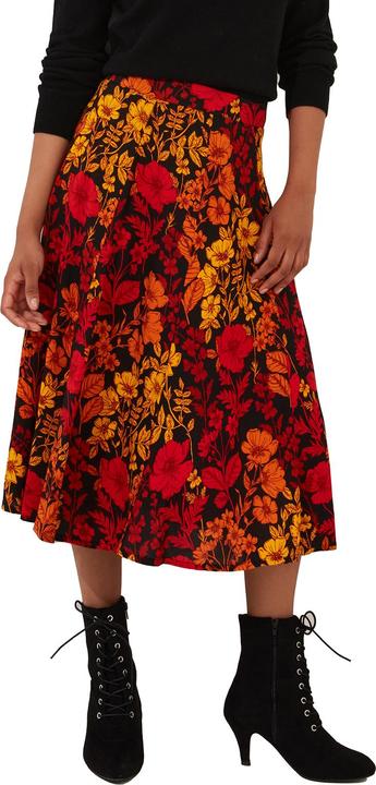 Actual product image Joe Browns Autumnal Floral Midi Skirt (40)