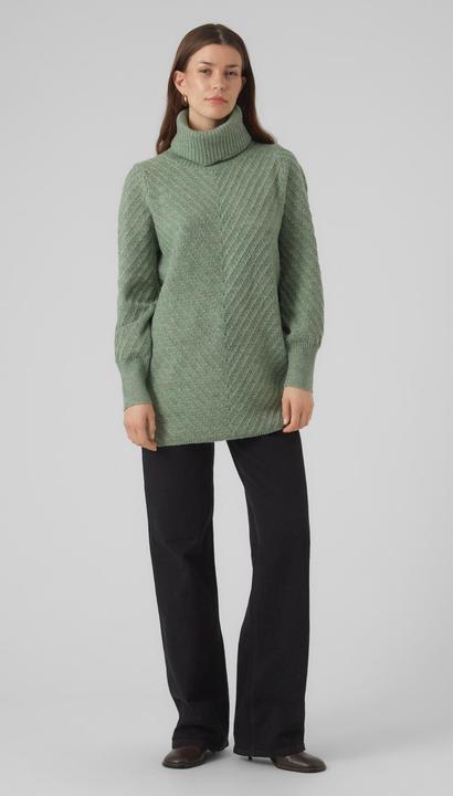 Produktbild Vero Moda VMANJASTINNA LONG COWL PULLOVER GA EXC Strickpullover (XS)
