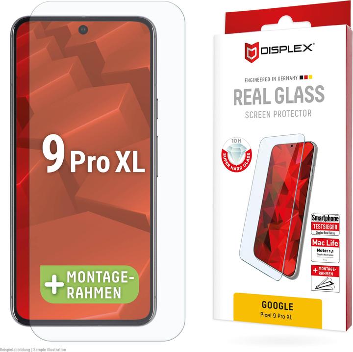 Immagine prodotto Displex Real Glass, 2D Panzerglas (1 Pezzo/i, Google Pixel 9 Pro XL, Google Pixel 9)