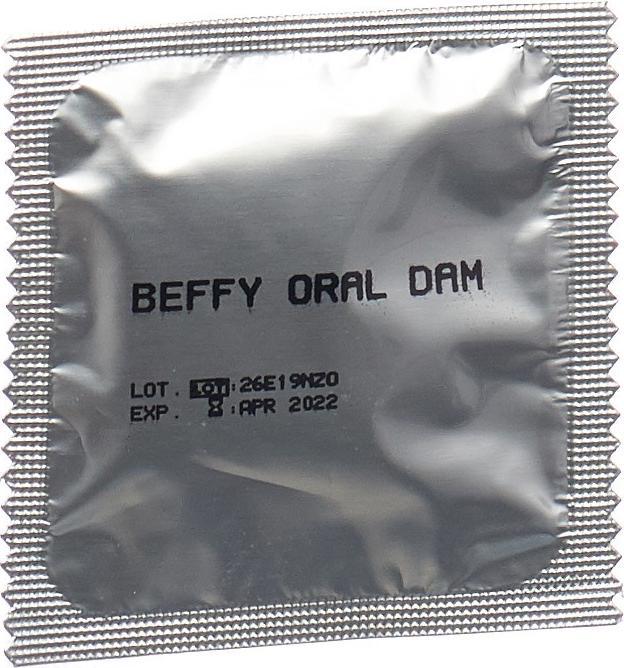 Actual product image Asha International Beffy Lickpads Oral Sex Wipes (2 pcs.)