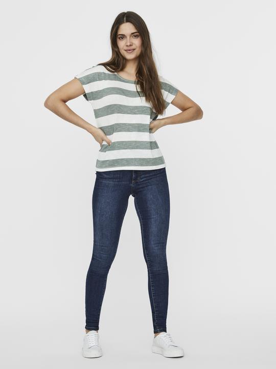 Actual product image Vero Moda Striped top with short sleeves (XS)