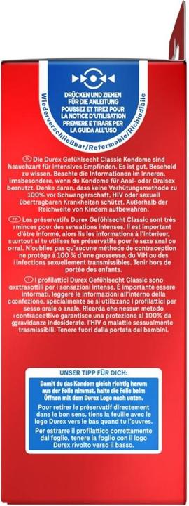Actual product image Durex Gefühlsecht Classic (3 pcs.)