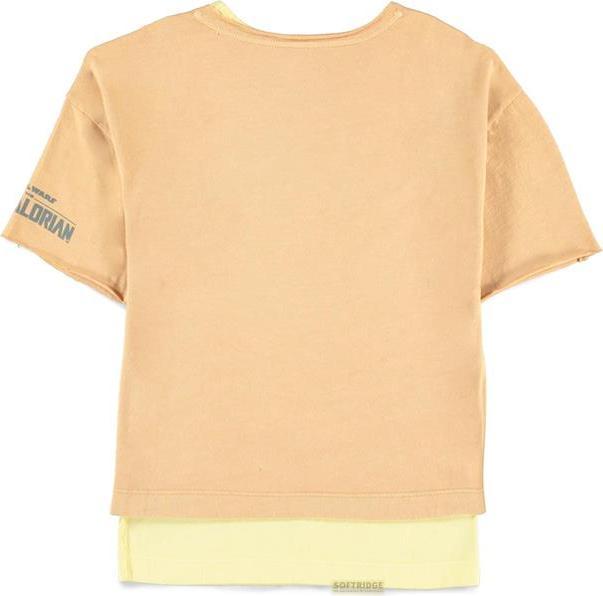 Actual product image Difuzed The Mandalorian - The Child Girls Double Sleeved T-shirt - 146/152 (146)