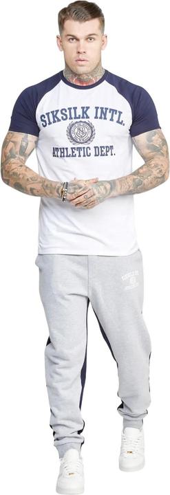 Actual product image Siksilk Unisex Adult Contrast Jogging Bottoms (S)