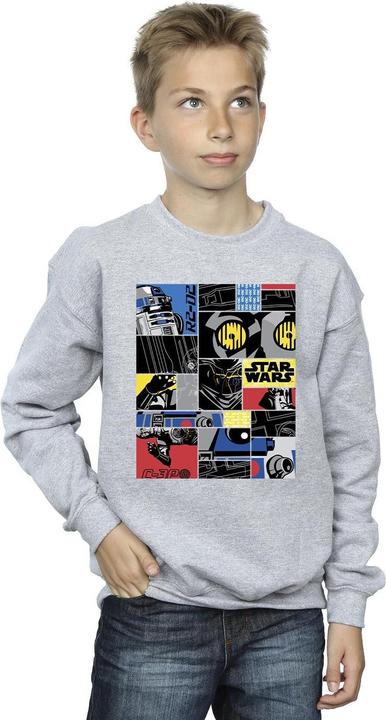 Immagine prodotto Star Wars Droid Montage Felpa Ragazzi (152, 158)