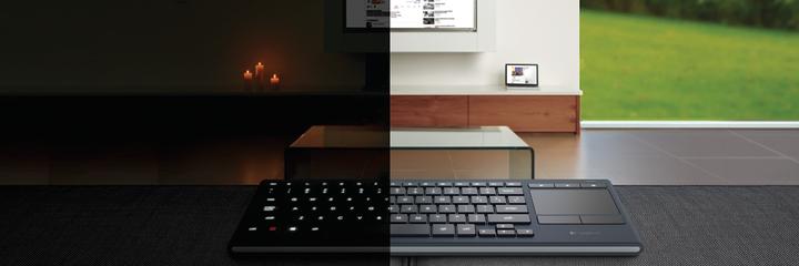 Image du produit Logitech Clavier illuminé sans fil K830 (US, Sans fil)