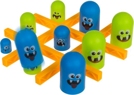 Produktbild Ootb Tic Tac Toe, Hungriges Monster (Deutsch, Französisch, Italienisch, Englisch, Schweizerdeutsch)