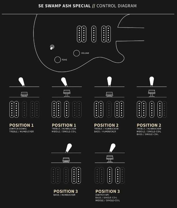 Image du produit PRS Spécial frêne des marais (Guitare électrique, Corps en frêne des marais, Touche en érable)