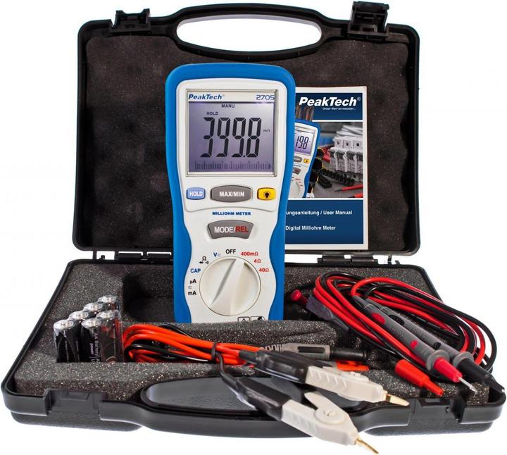 Produktbild Peaktech P 2705 Milliohmmeter (CAT III 1000V)