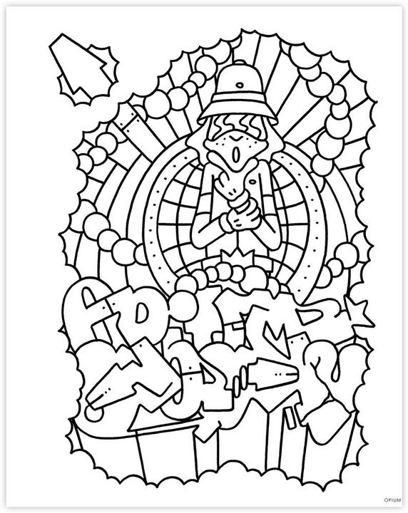 Immagine prodotto Graffiti Style Coloring Book (Inglese, Almqvist Bjorn, Lindblad Tobias Barenthin, 2017)