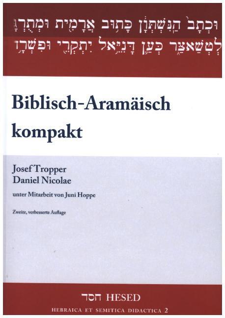 Actual product image Biblisch-Aramäisch kompakt (German, Josef Tropper, Daniel Nicolae, 2013)