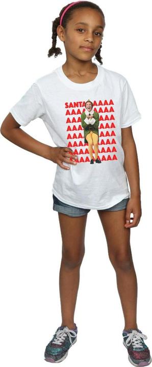 Produktbild Elf Buddy Santa Scream TShirt Mädchen (140, 146)